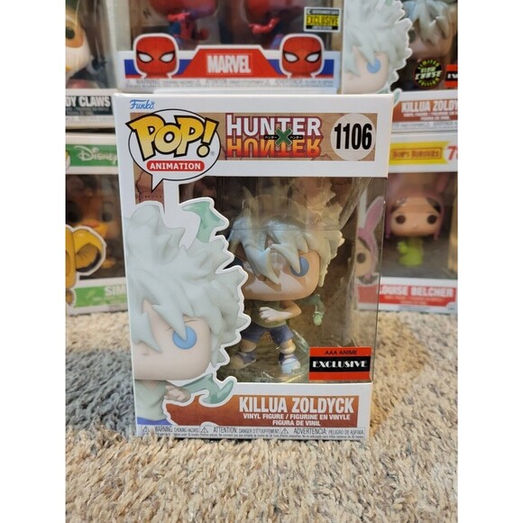 Funko Pop! Killua Zoldyck #1106 Hunter X Hunter AAA Anime Exclusive - Picture 1 of 7